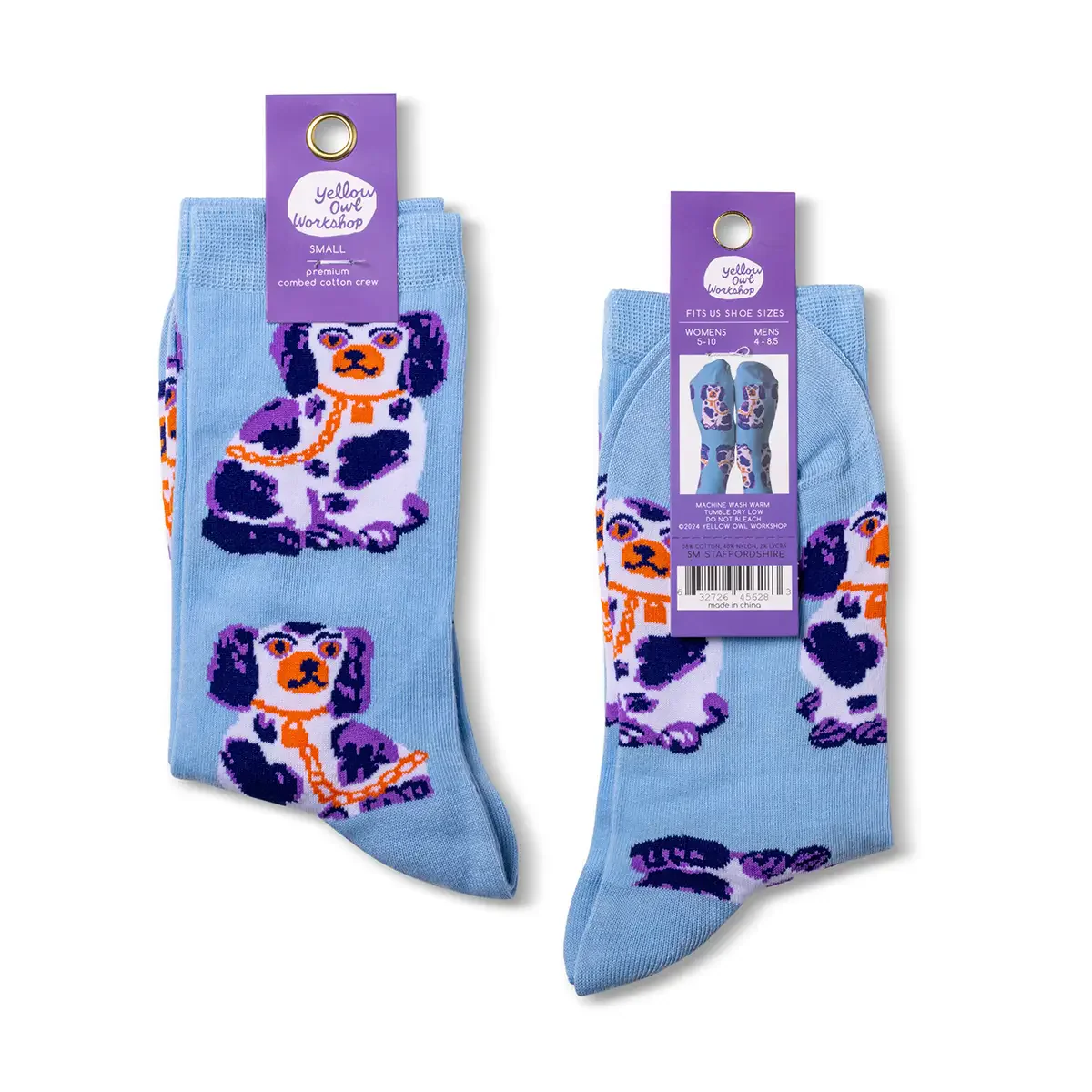 Staffordshire Dogs Crew Socks- Small - Image 3