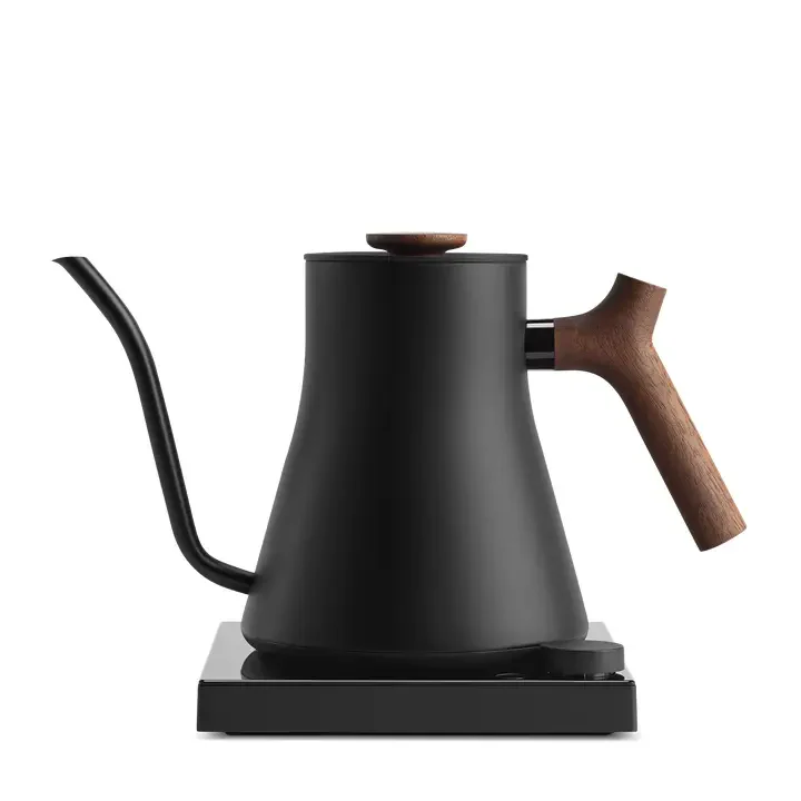 Stagg EKG Pro Electric Kettle Studio Edition- Matte Black + Walnut