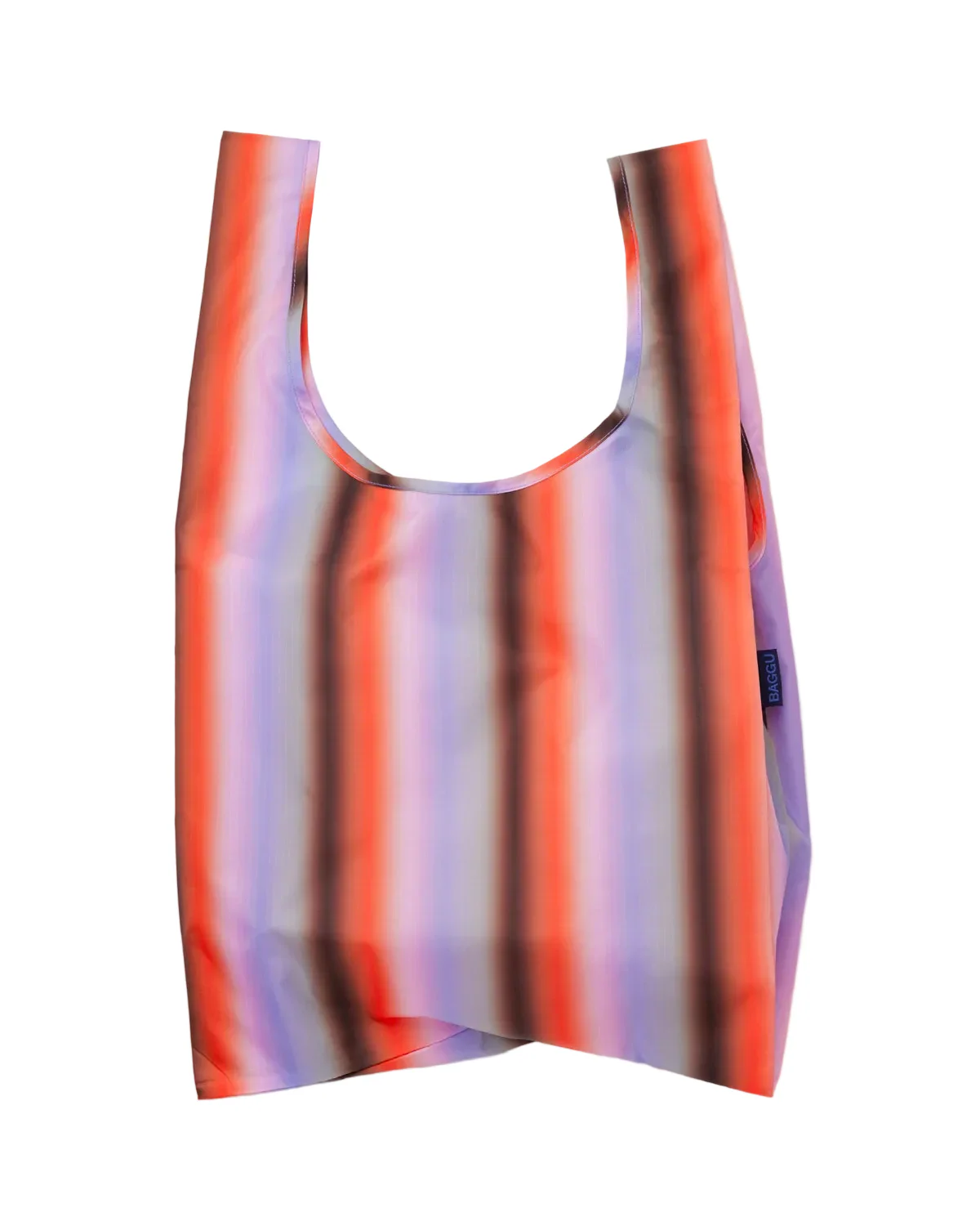 Standard Baggu - Gradient Stripe Poppy & Lilac