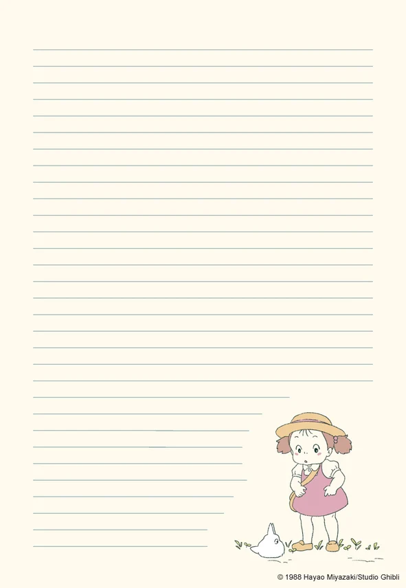 Studio Ghibli My Neighbor Totoro Stationery Set - Image 7