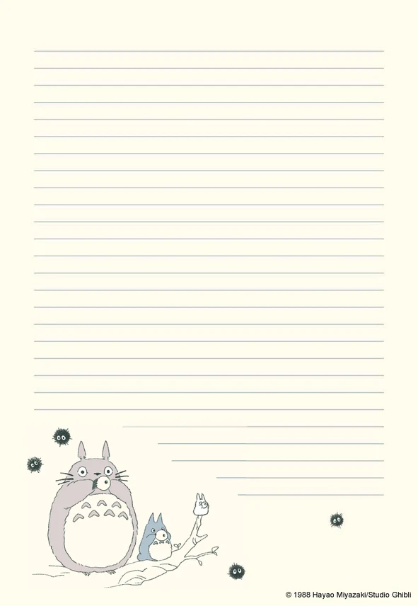 Studio Ghibli My Neighbor Totoro Stationery Set - Image 9
