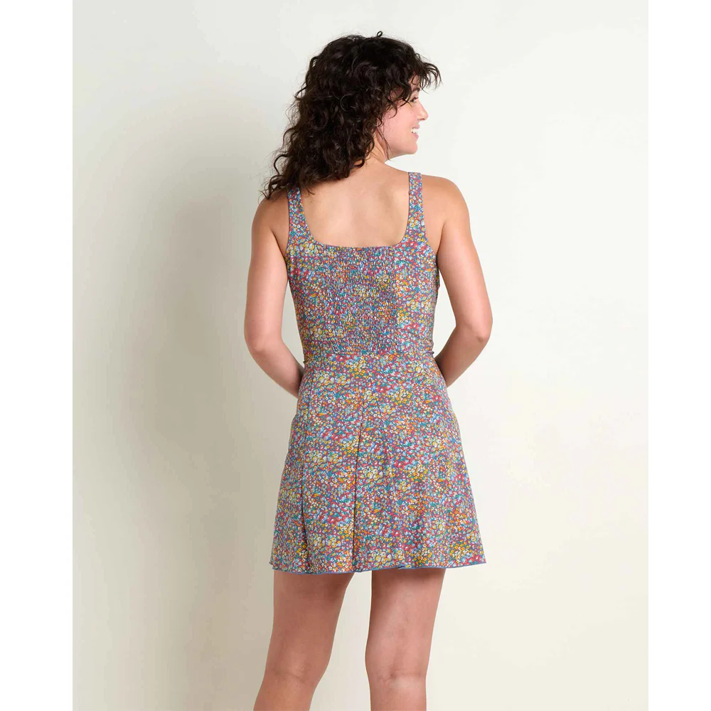 Sunkissed Tank Godet Dress - Pacific Blue - Image 2