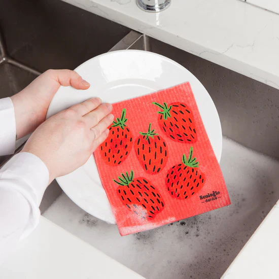 Swedish Dish Cloth - Berry Sweet - Image 2