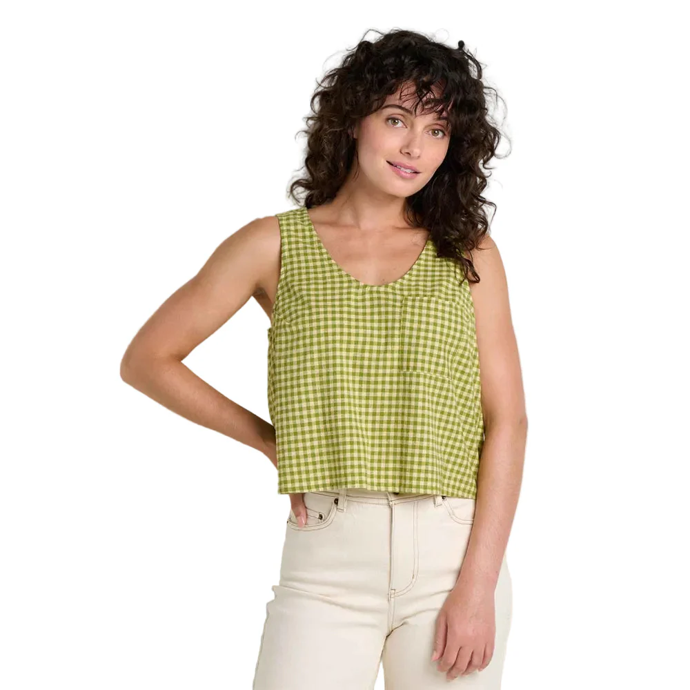 Taj Hemp Button Back Tank