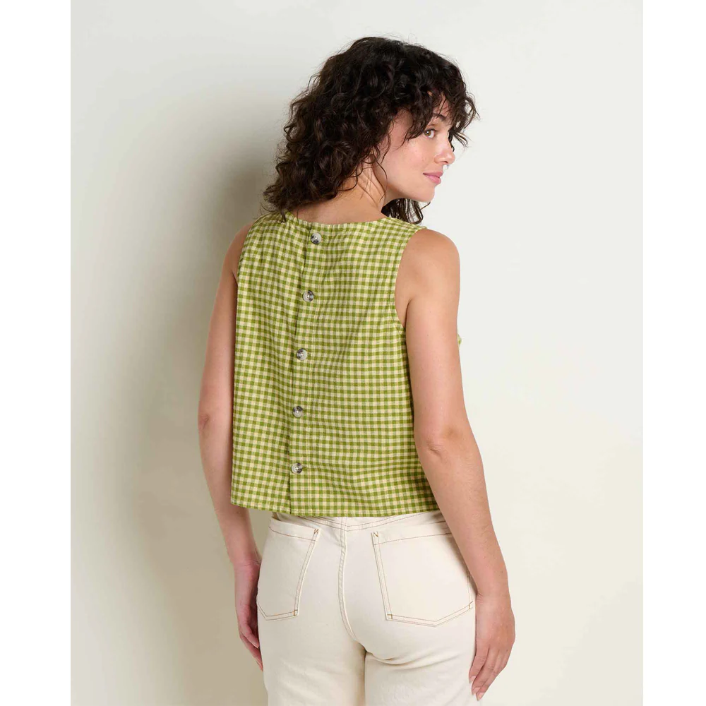 Taj Hemp Button Back Tank - Image 2