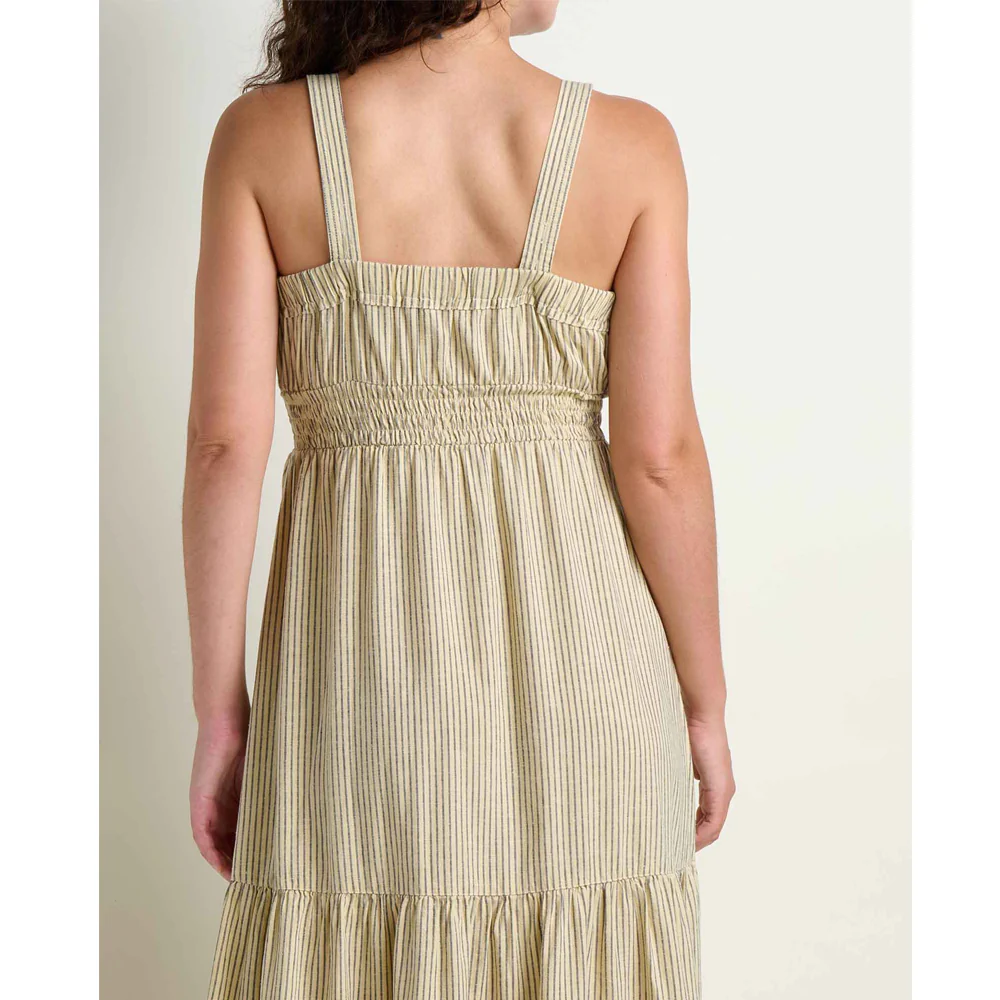 Taj Hemp Tiered Midi Dress - Image 11