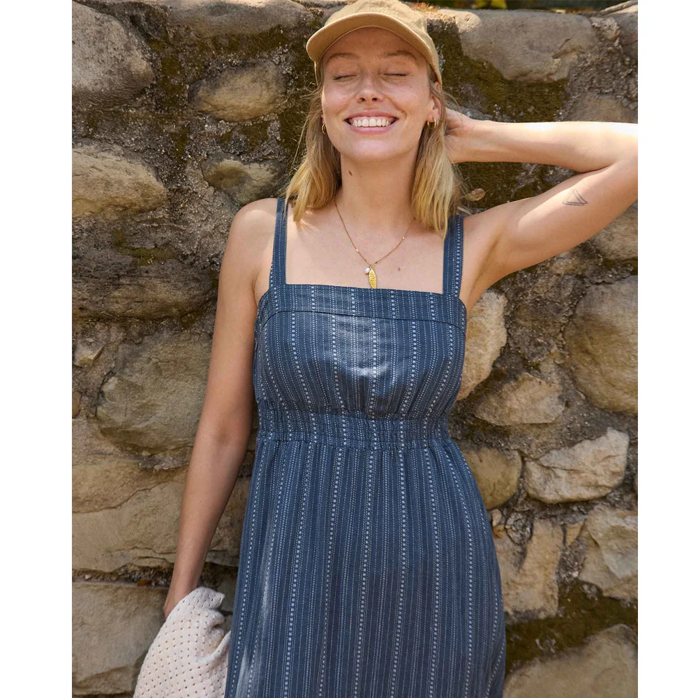 Taj Hemp Tiered Midi Dress - Image 6