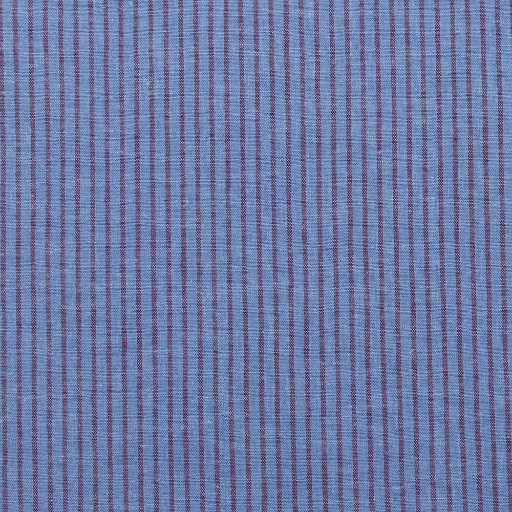 Taj Hemp Wide Leg Pant - Blue Jay Railroad Stripe - Image 4