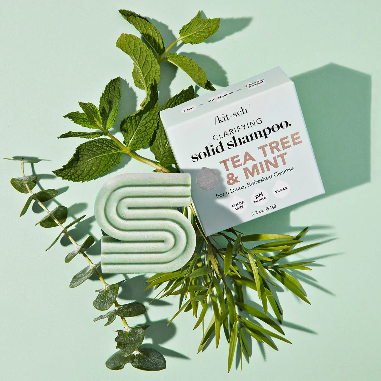 Tea Tree & Mint Clarifying Shampoo Bar - Image 2