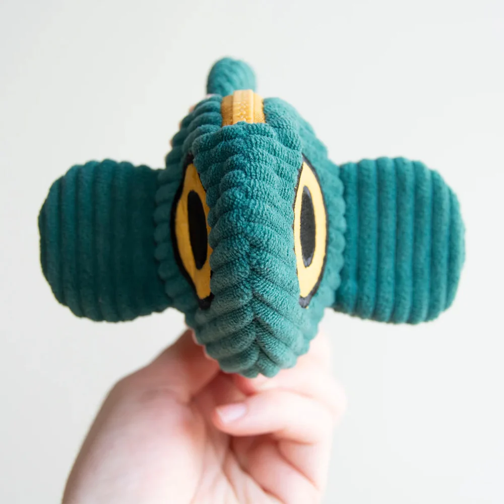 The Fish Pouch - Coral/Dark Green - Image 3