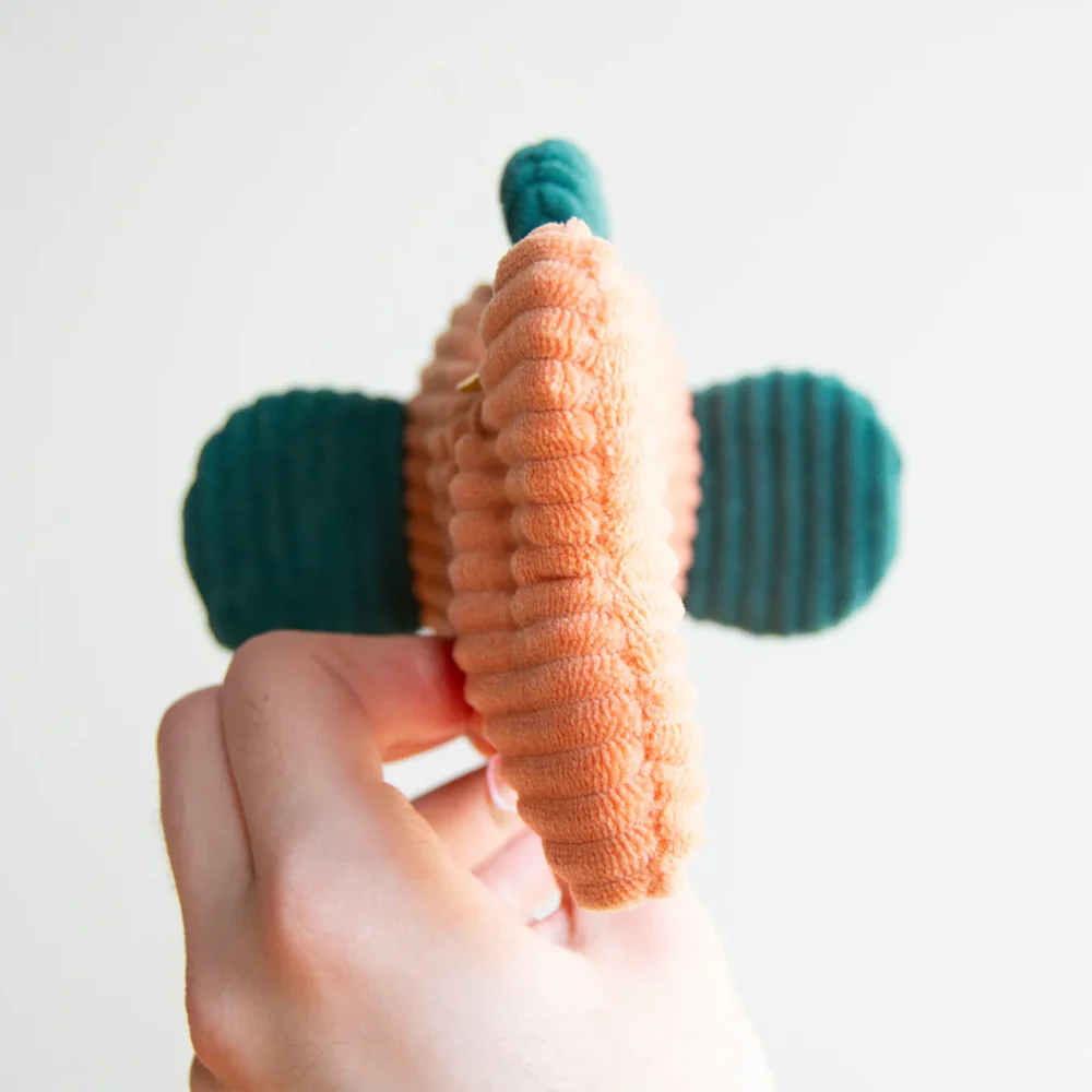 The Fish Pouch - Coral/Dark Green - Image 4