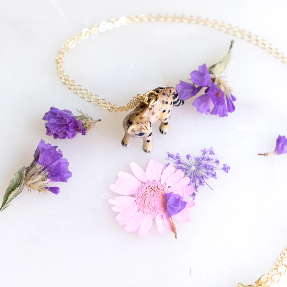 Tiny Cheetah Necklace - Image 2
