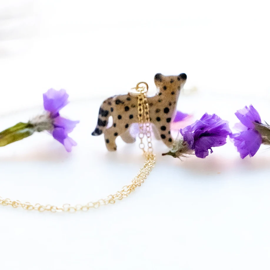 Tiny Cheetah Necklace - Image 3