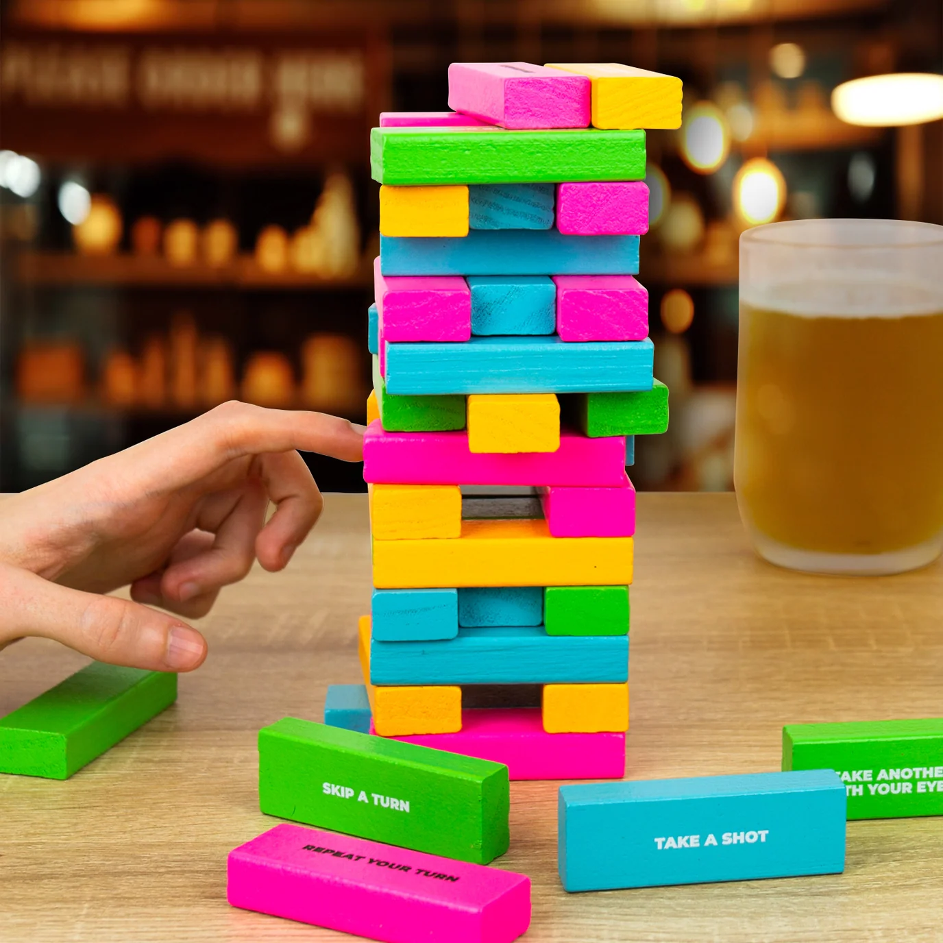 Tipsy Topple Tower Game - Image 2