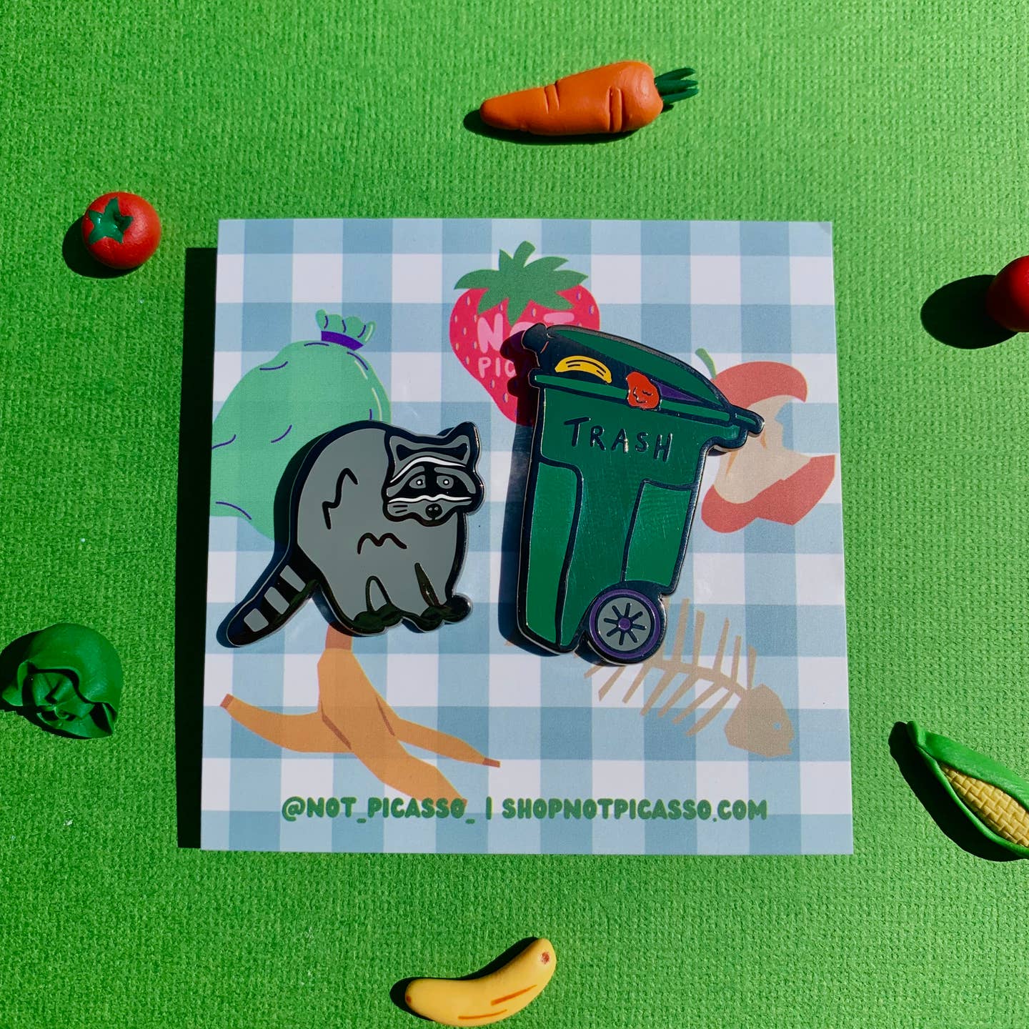Trash Panda Enamel Pin Set - Image 2