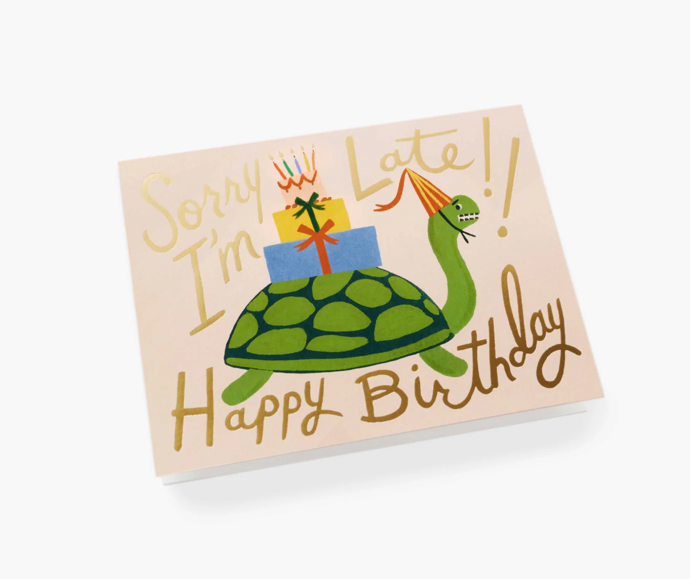 Turtle Belated Birthday Card - Image 2