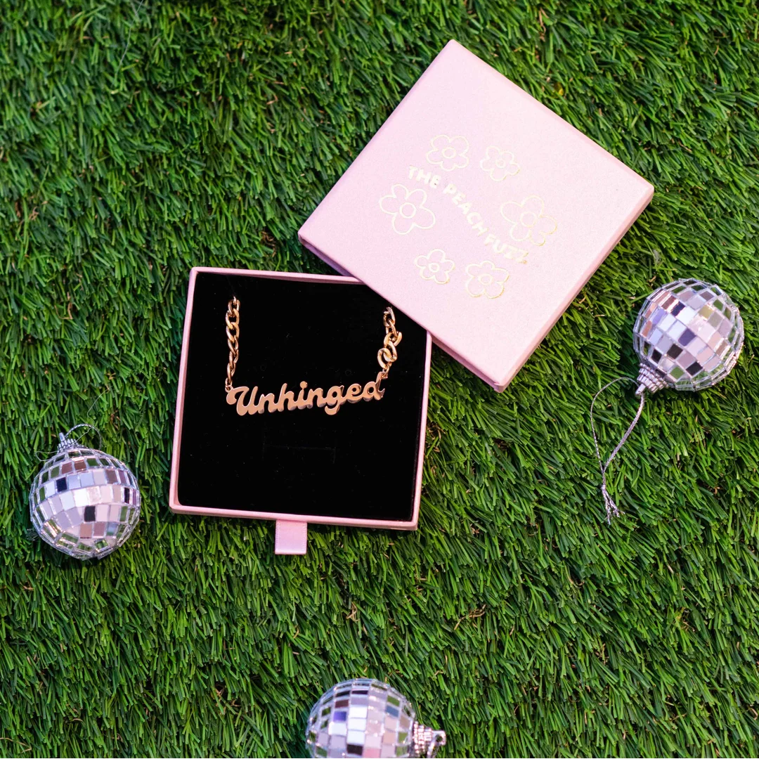 Unhinged Nameplate Necklace
