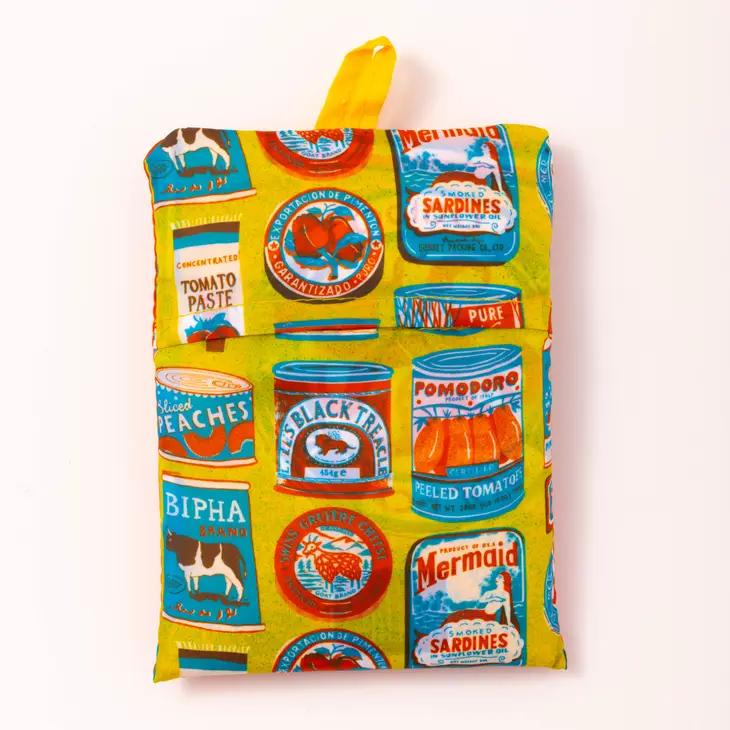 Vintage Tins Art Sack - Reusable Tote Bag - Image 3