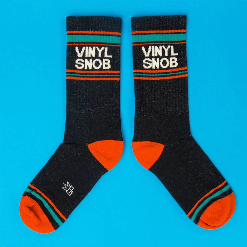 Vinyl Snob Gym Crew Socks - Image 3