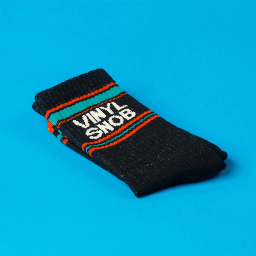 Vinyl Snob Gym Crew Socks - Image 4