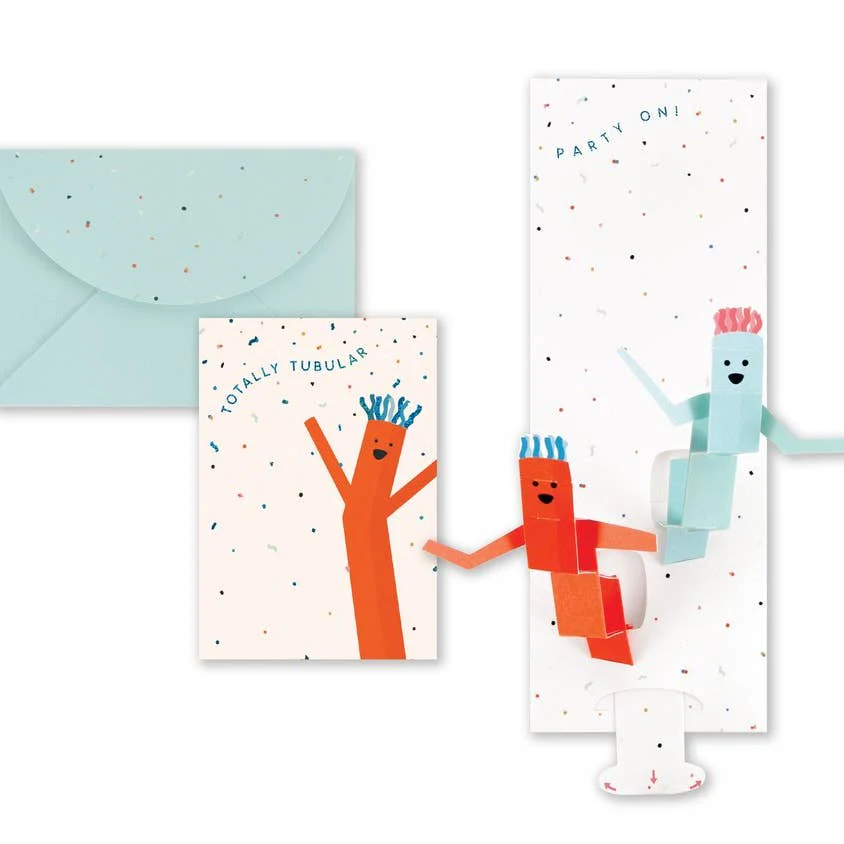 Wavy Party Pop Up Card