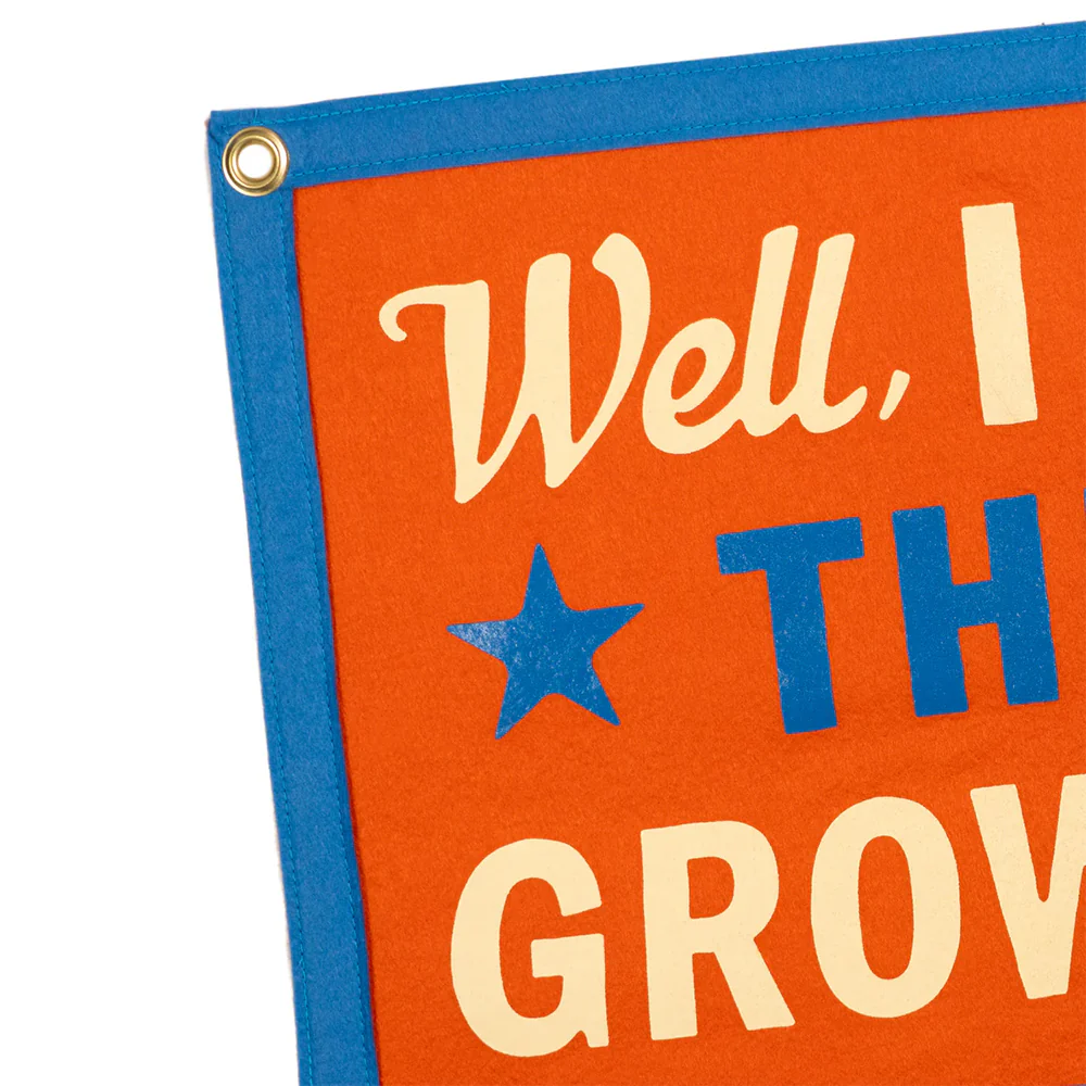 Well, I Guess This is Growing Up Camp Flag - Image 3