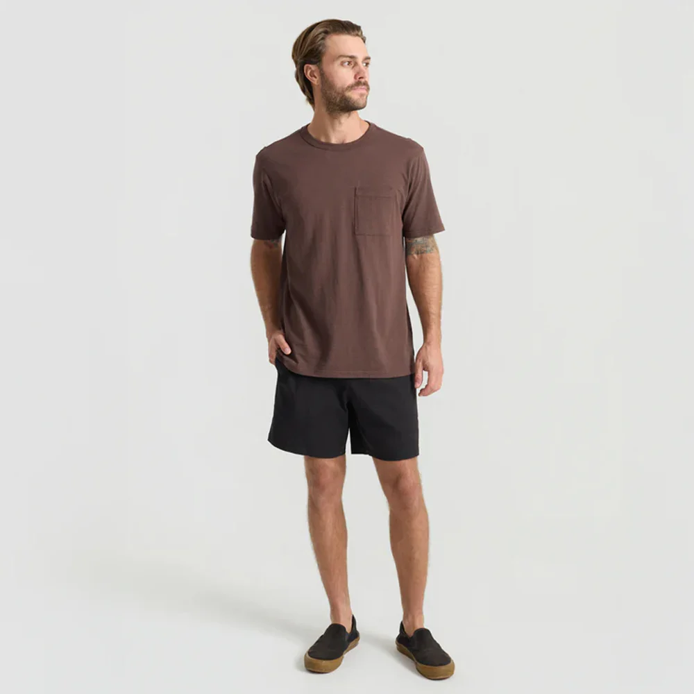Well Worn Organic Tee Cocoa - Image 4