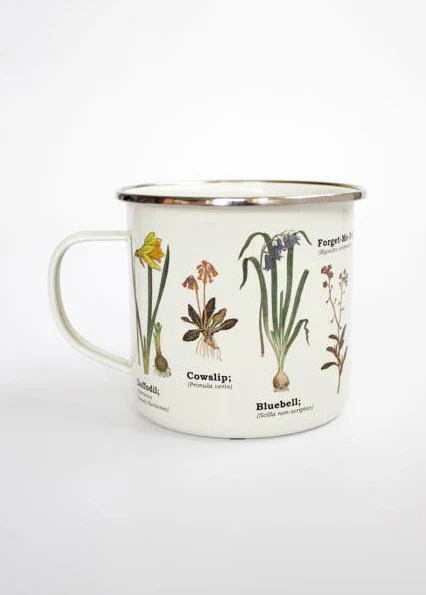 Wild Flowers Enamel Mug