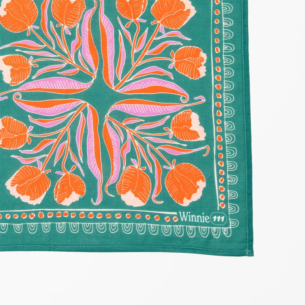 Winnie Screenprinted Bandana - 22" - Image 3