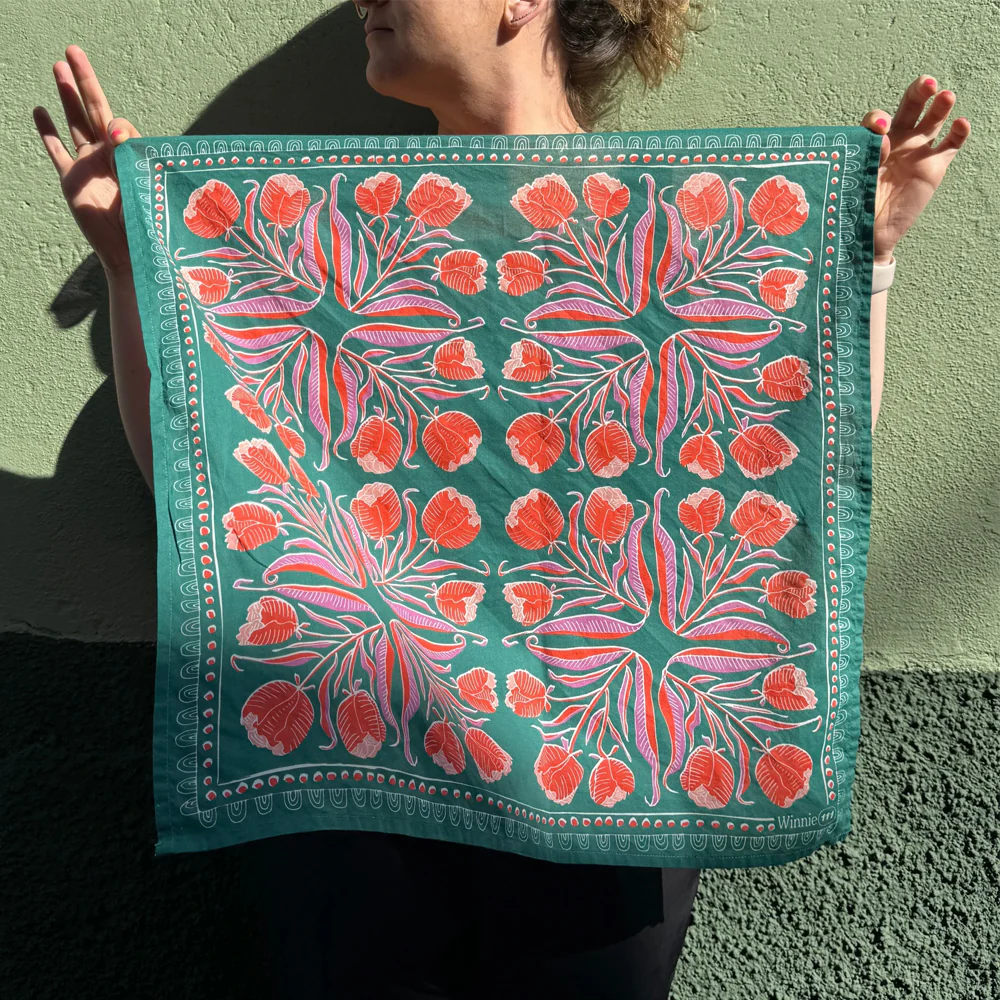 Winnie Screenprinted Bandana - 22" - Image 6