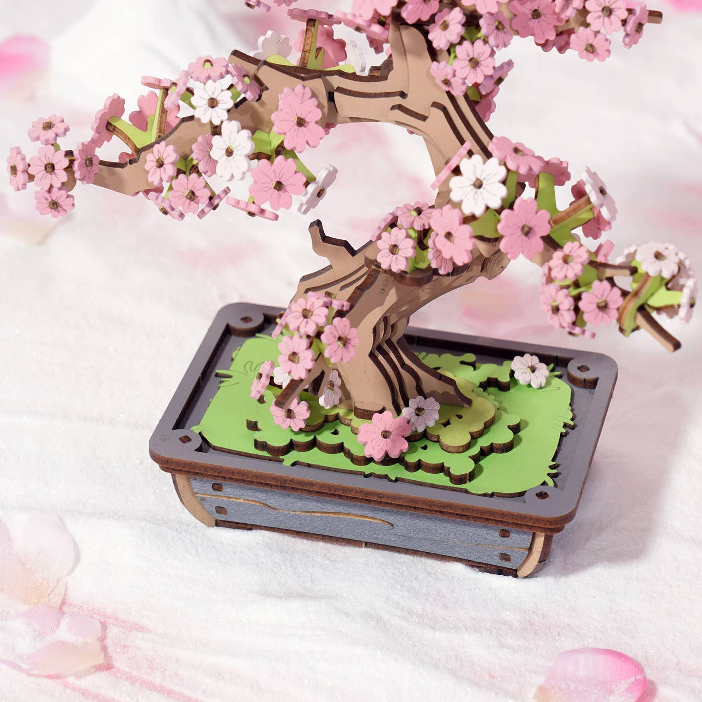 Wooden Puzzle: Sakura Bonsai - Image 2