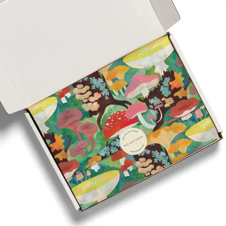 Woodland Mushrooms Tissue Paper - Image 2